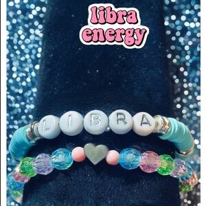 Zodiac - LIBRA bracelet set..( New Handmade )